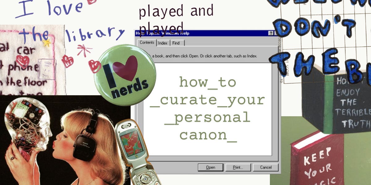 Thumbnail of How to Curate Your Personal Canon
