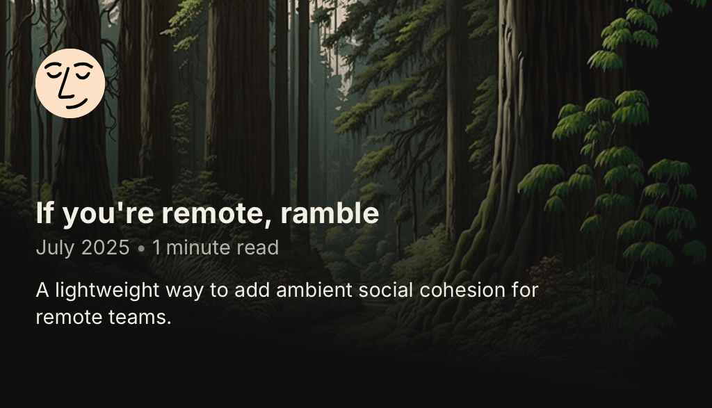 Thumbnail of Ramblings