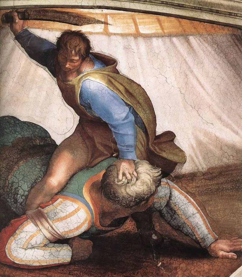 Thumbnail of david and goliath michelangelo - Google Search
