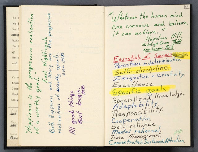 Thumbnail of Re-Noted: Octavia Butler's "Essentials of Success"