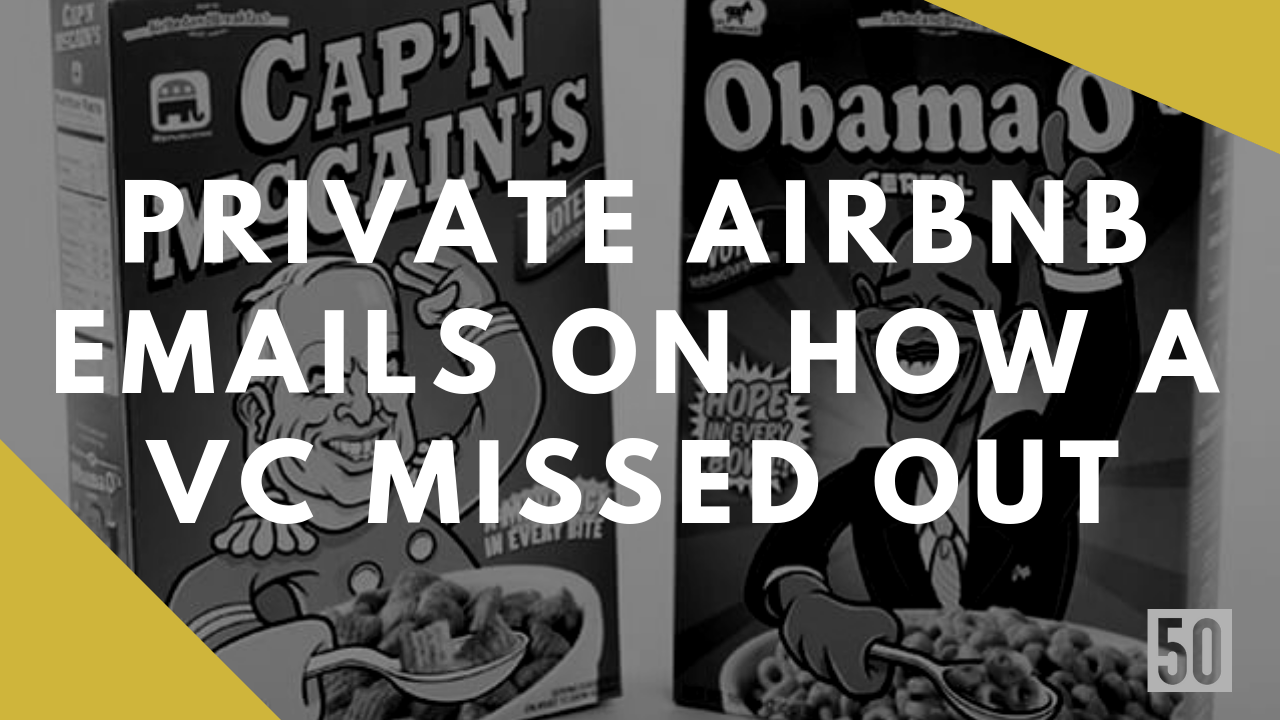 Thumbnail of Private Airbnb email on how a VC missed out on a unicorn
