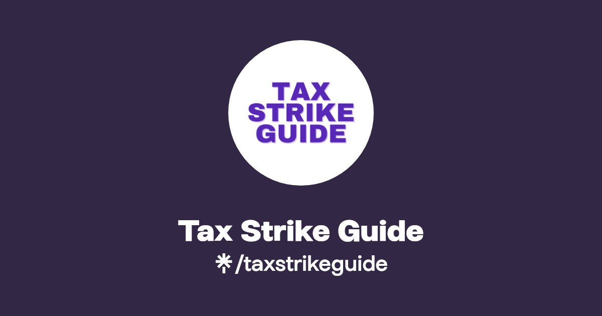 Thumbnail of Tax Strike Guide | Instagram | Linktree