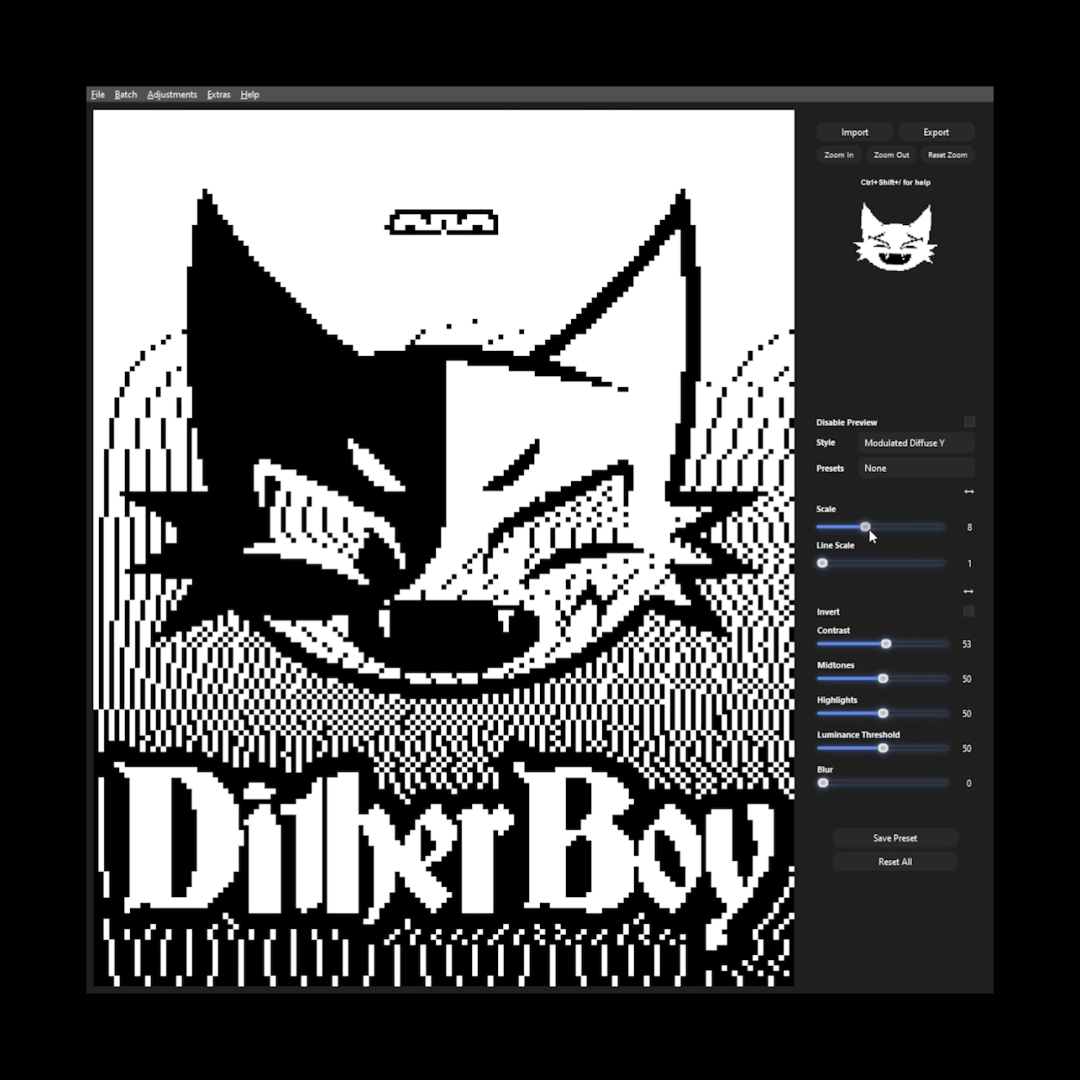 Thumbnail of Dither Boy - Studio AAA Advanced Image Dithering App