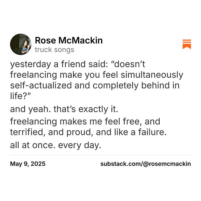 Thumbnail of Rose McMackin on Substack