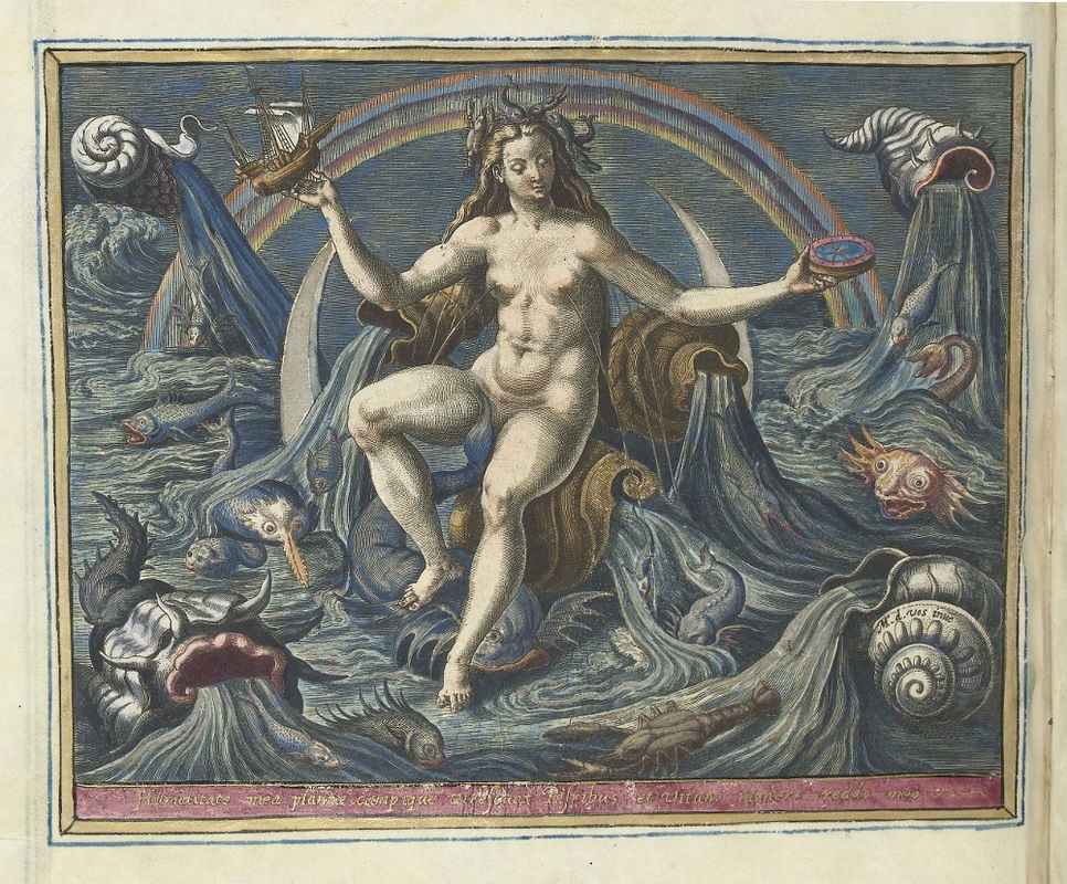 Thumbnail of ‘Allegory of Water, Personified by Venus’ by Adriaen Collaert (ca. 1580)