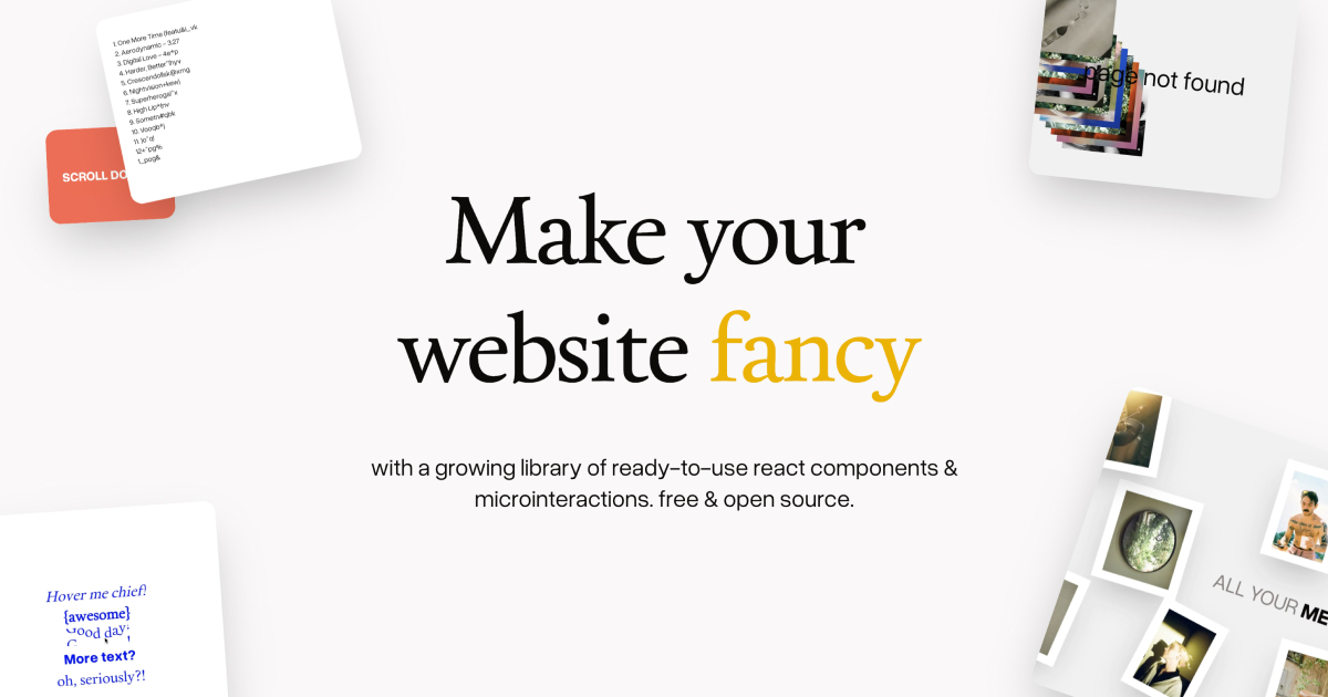Thumbnail of Fancy Components