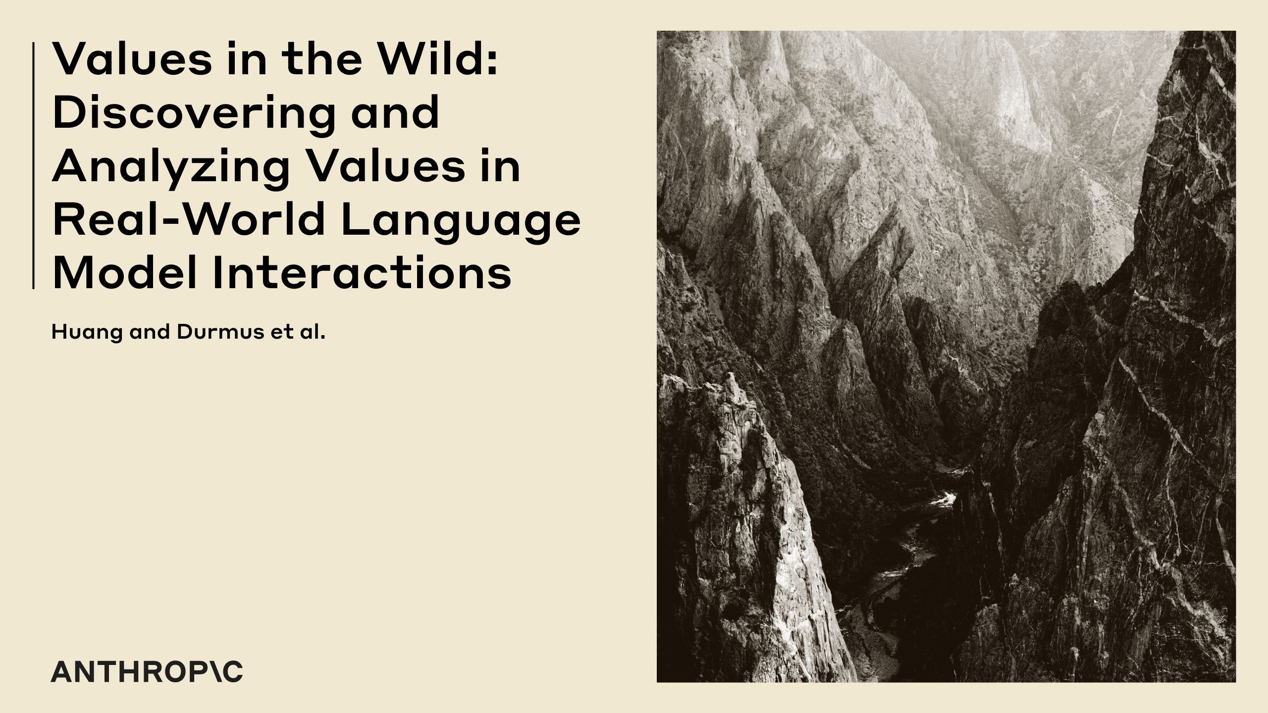 Thumbnail of Values in the Wild: Discovering and Analyzing Values in Real-World Language Model Interactions