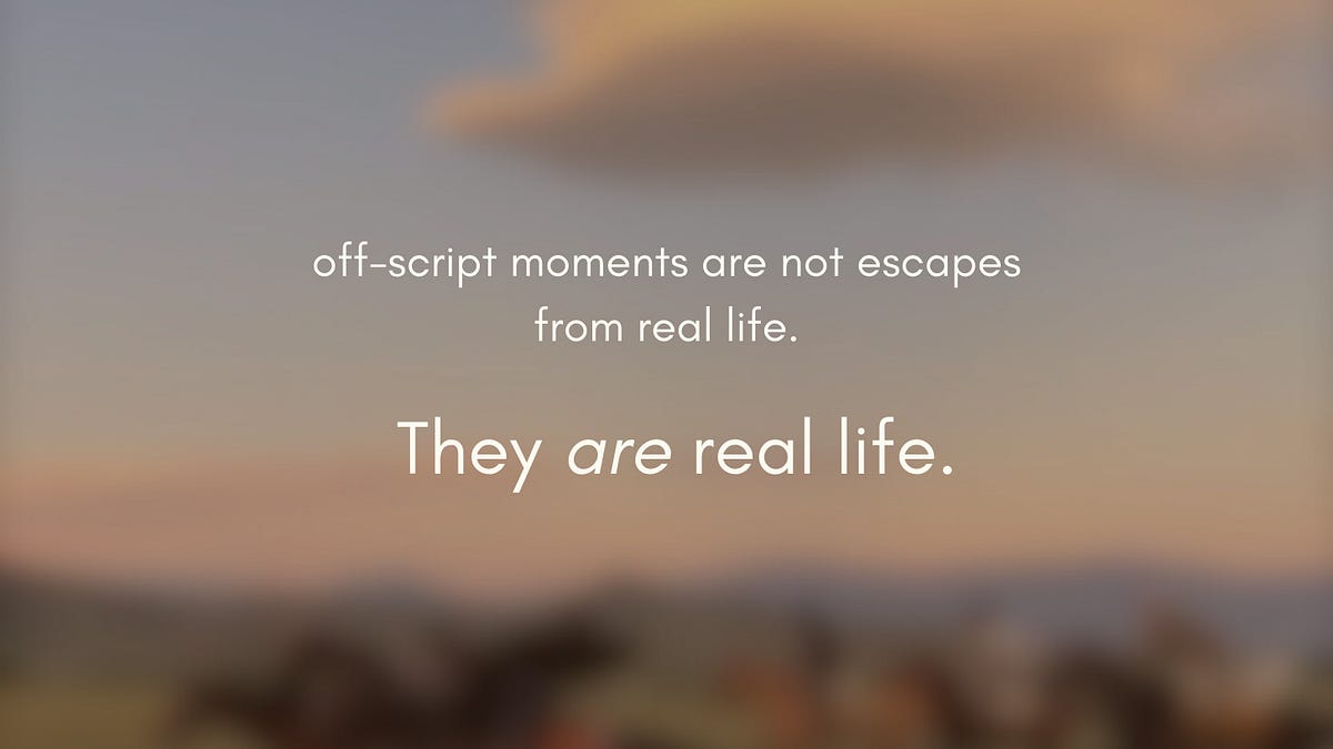 Thumbnail of to live a life unscripted