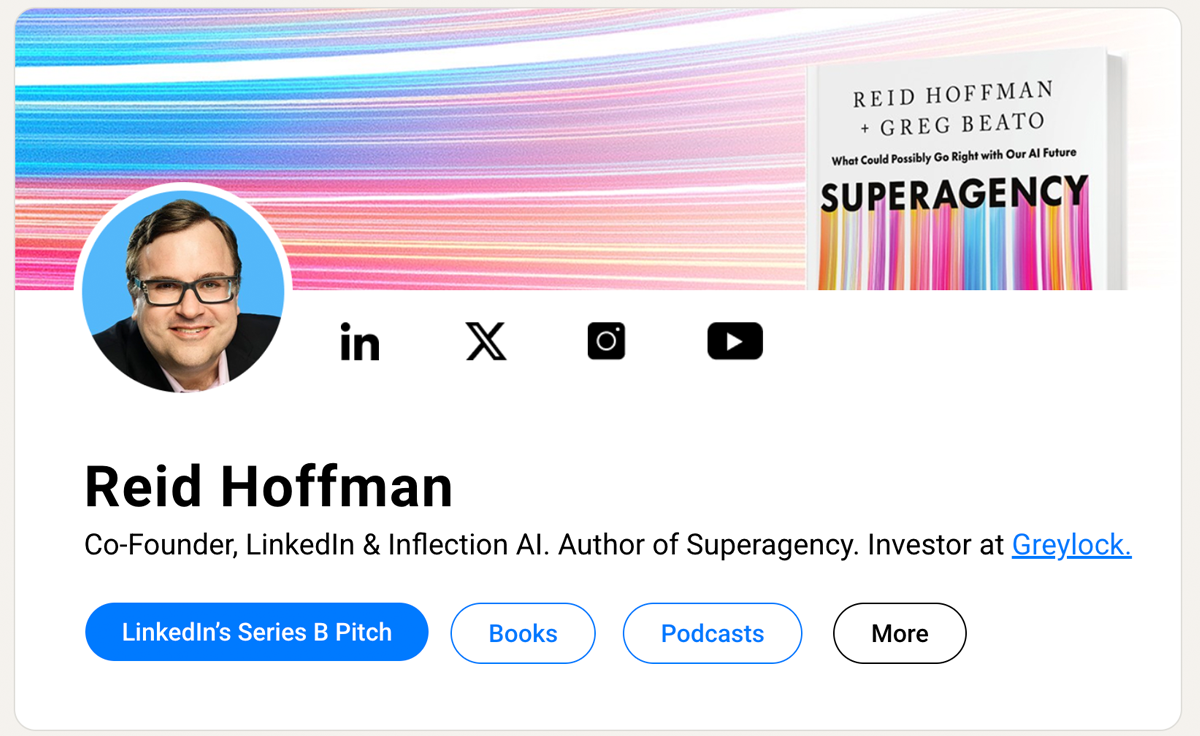 Thumbnail of Reid Hoffman - Entrepreneur. Investor. Strategist.