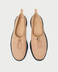 Thumbnail of Raina Caramel/Black Mesh Flat