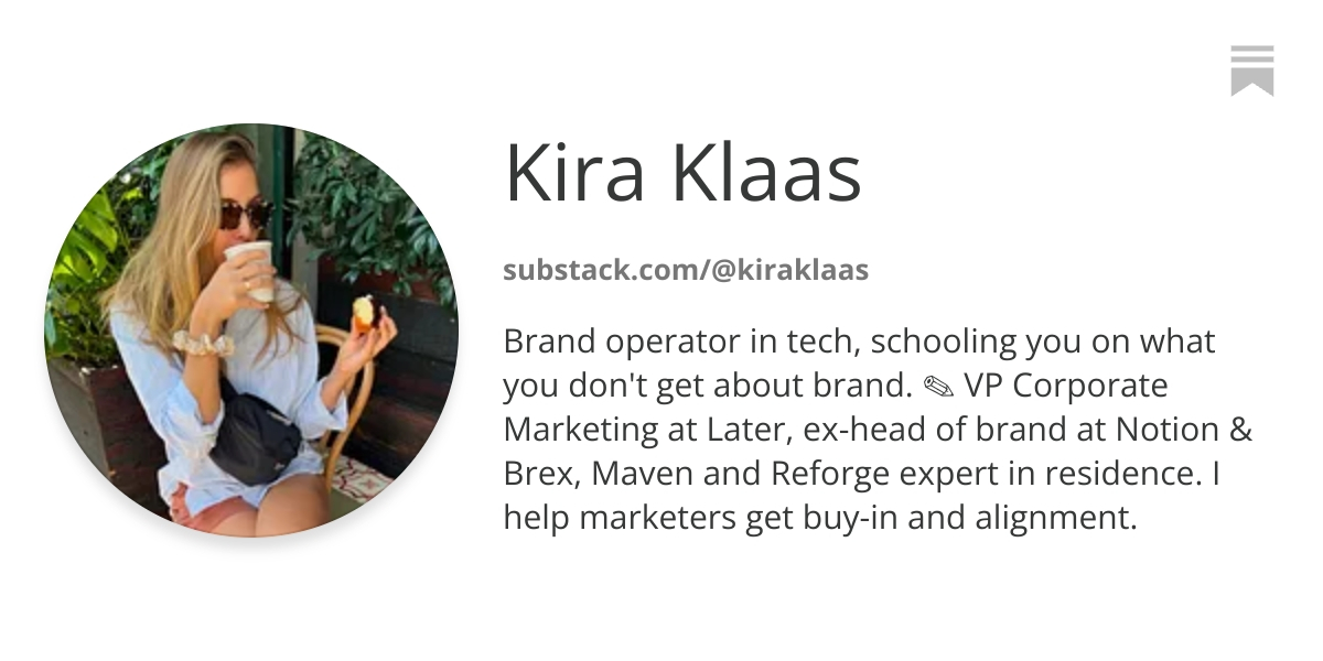 Thumbnail of Kira Klaas | Substack