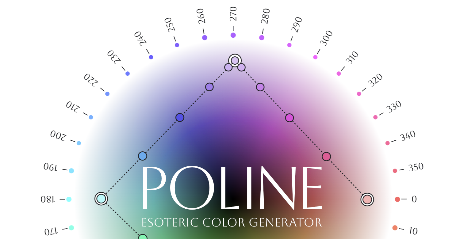 Thumbnail of Poline — Esoteric Color Palette Generation Library