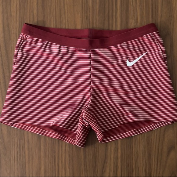 Thumbnail of Nike Pro Elite Track & Field USA Tights Running Shorts Womens L Red AO8486-000