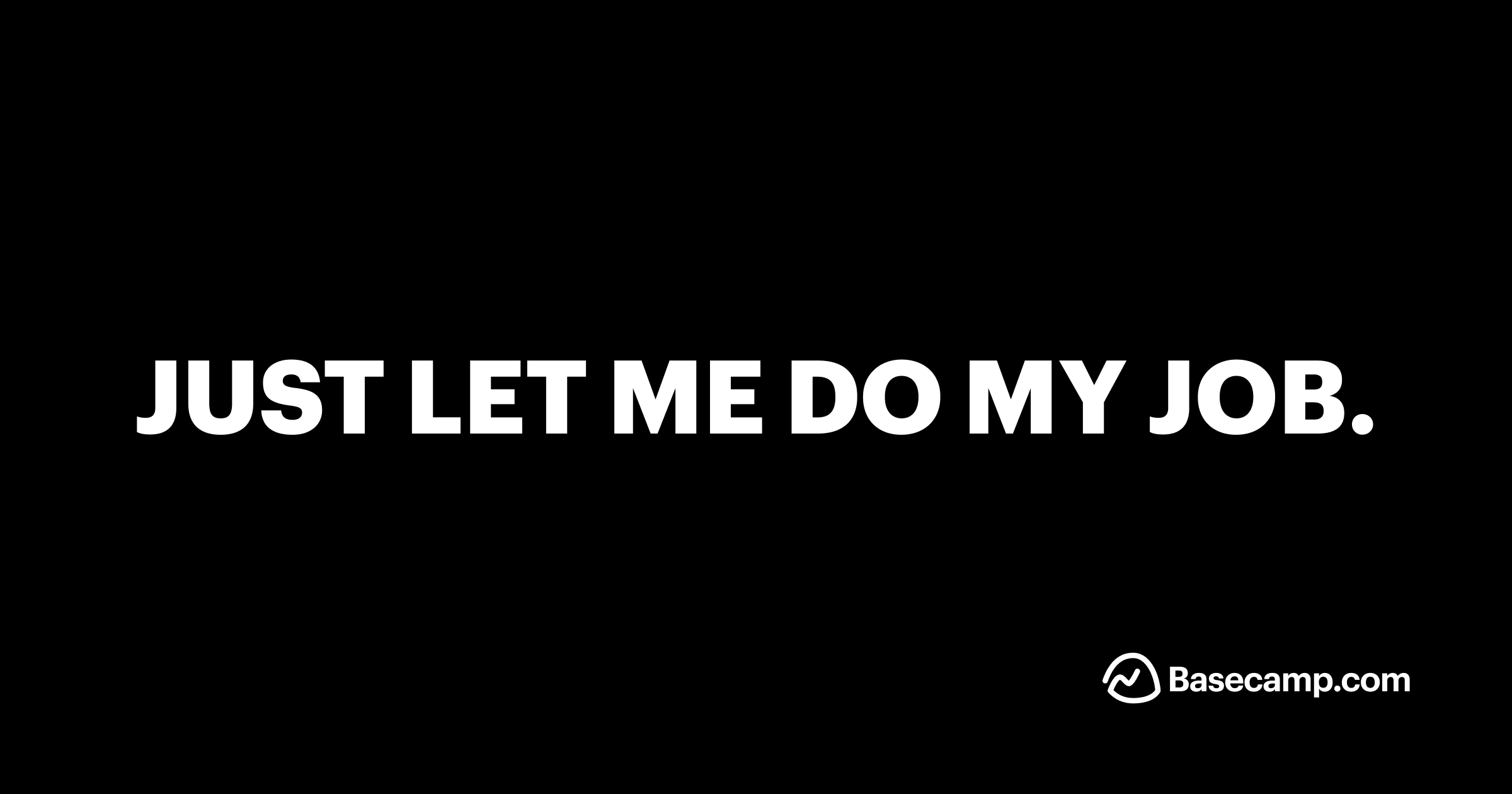 Thumbnail of JUST LET ME DO MY JOB