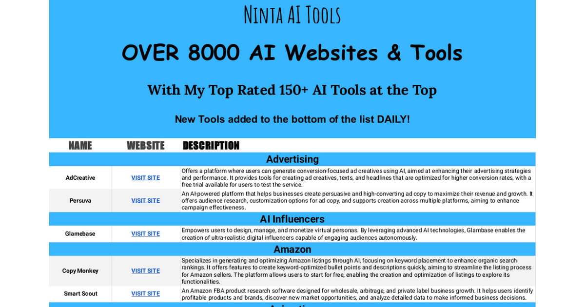 Thumbnail of Ninja AI Tools