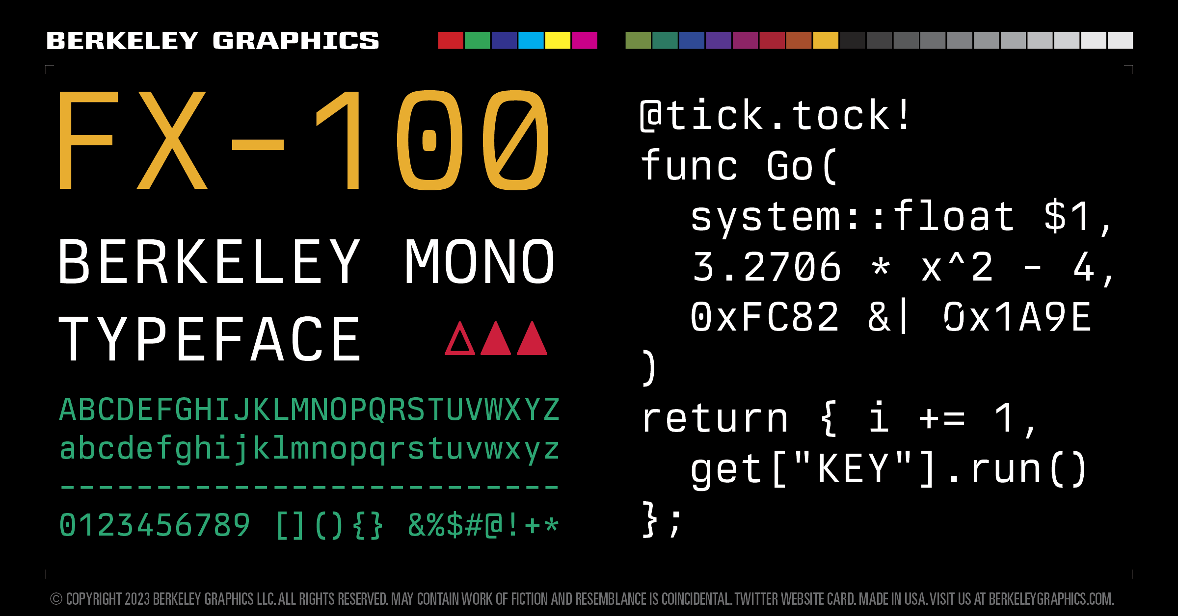 Thumbnail of Berkeley Mono Typeface