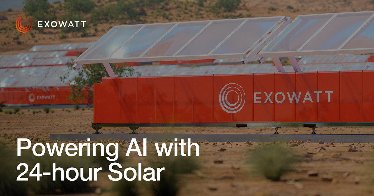 Thumbnail of Exowatt | Powering AI with 24-hour Dispatchable Energy