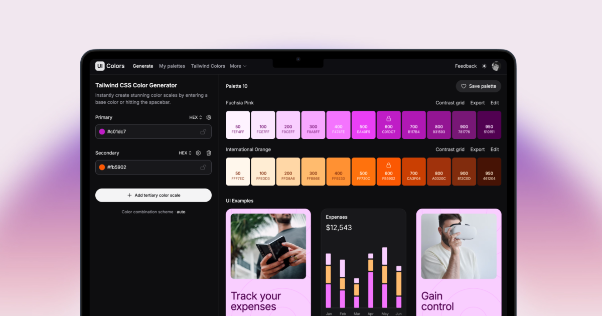 Thumbnail of Tailwind CSS Color Generator | UI Colors