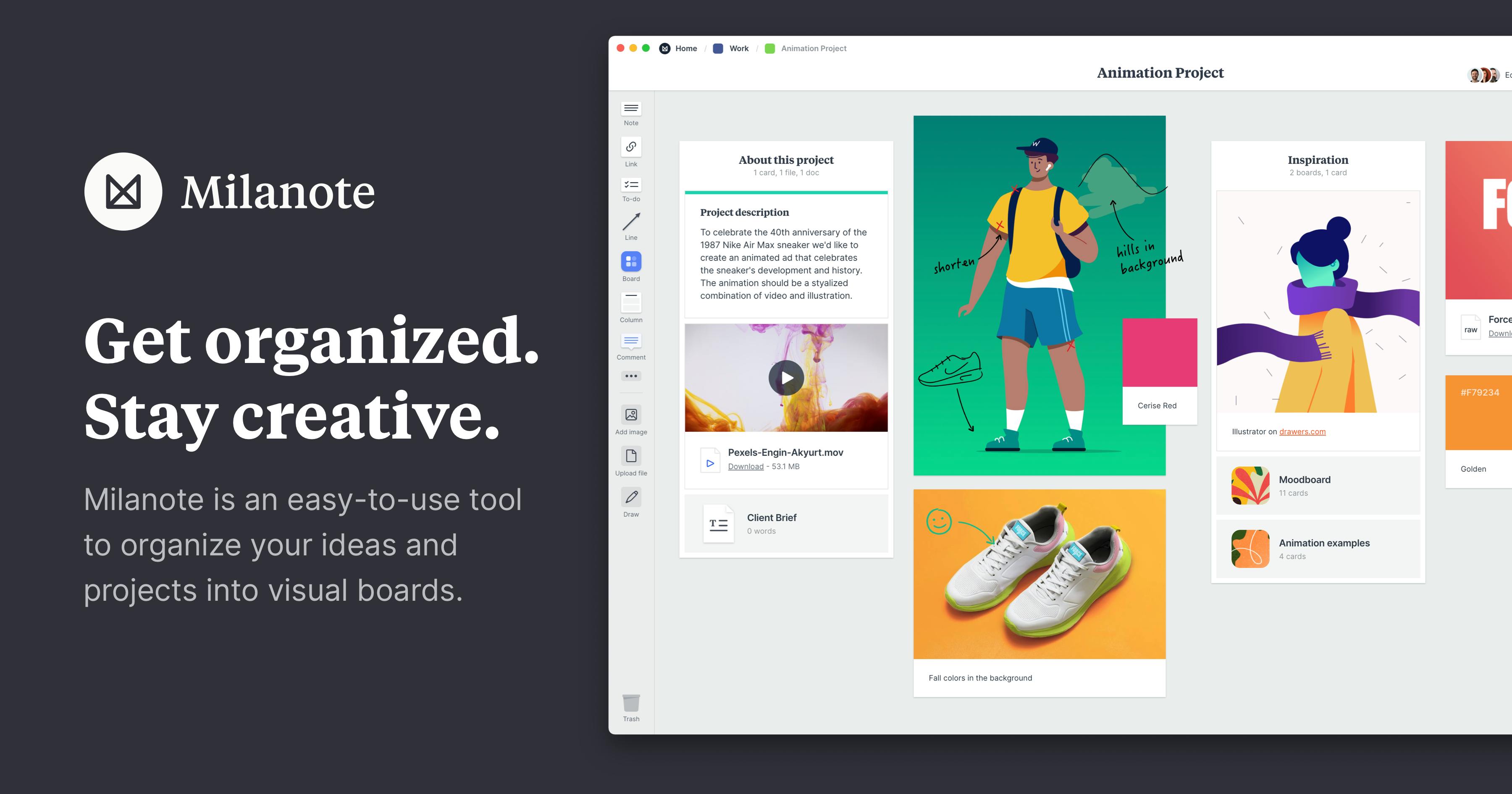 Thumbnail of Milanote - the tool for organizing creative projects