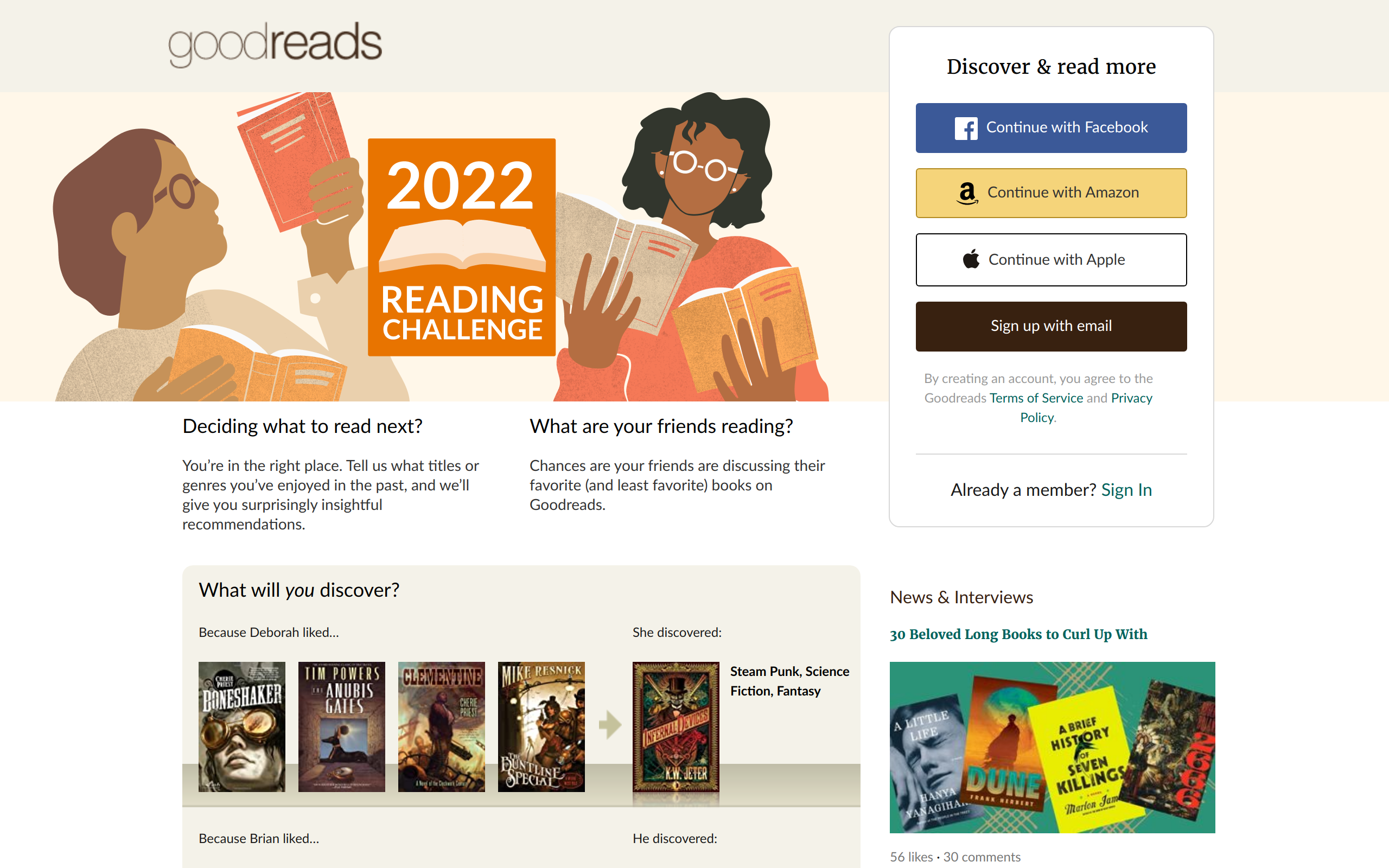 Thumbnail of Goodreads