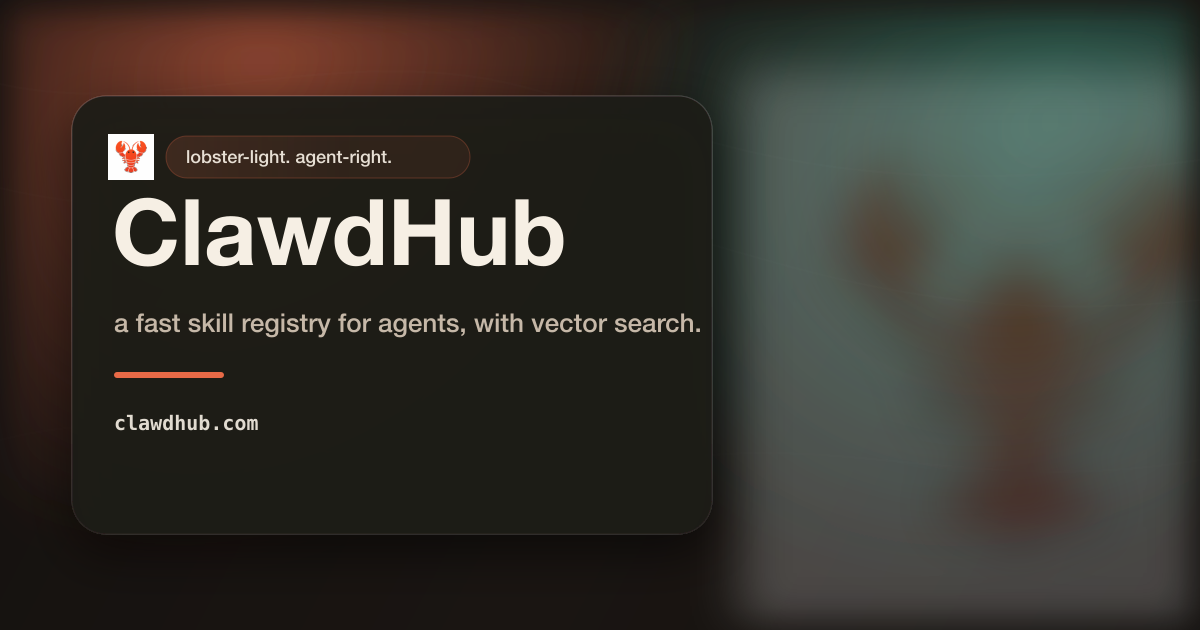 Thumbnail of ClawdHub