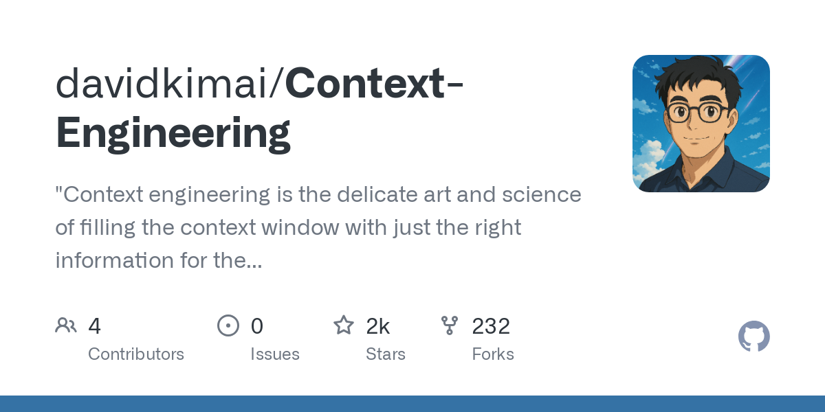 Thumbnail of Context-Engineering/00_foundations at main · davidkimai/Context-Engineering