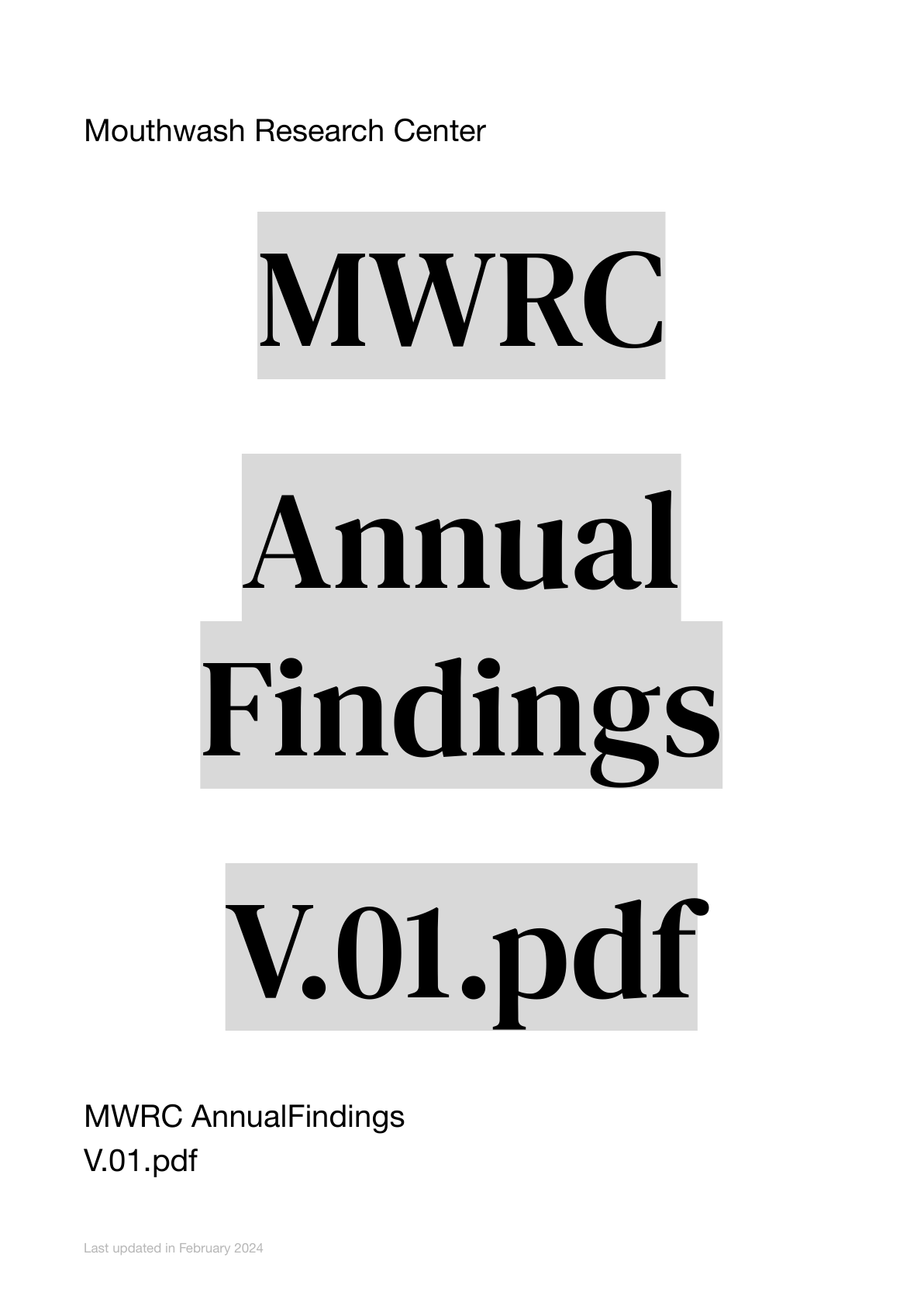 Thumbnail of MWRC Annual Findings V.01_compressed