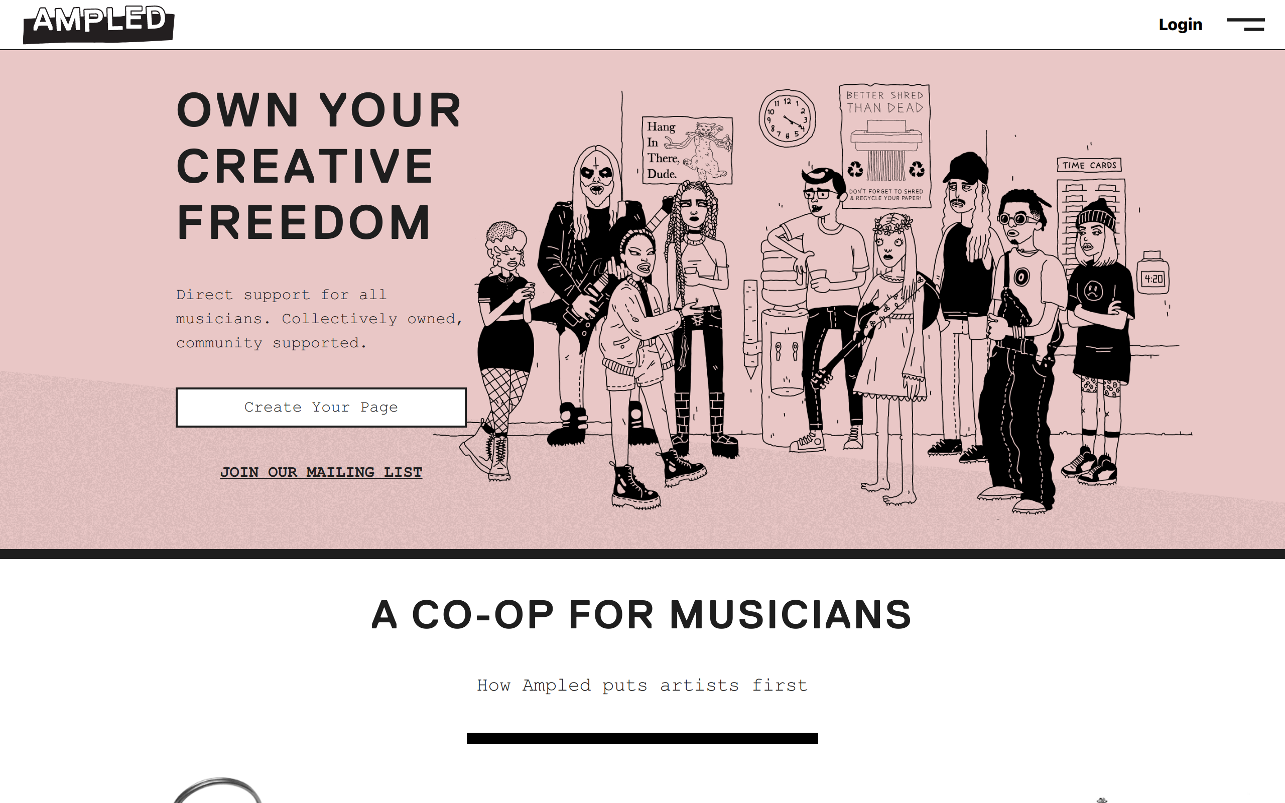 Thumbnail of Ampled | Direct Community Support For Music Artists