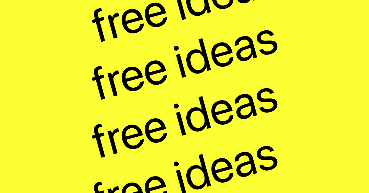 Thumbnail of free ideas