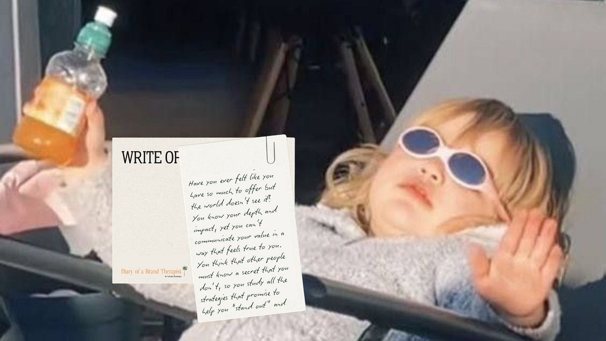 Thumbnail of Instead of building a brand, find your voice