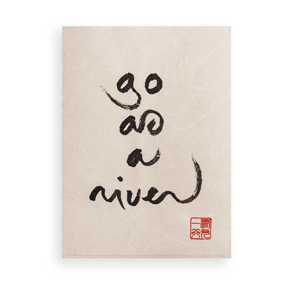 Thumbnail of Go As A River - Calligraphy – Parallax Press