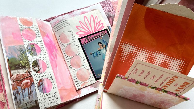 Thumbnail of In a chronically online world, people are finding respite in ‘junk journaling’ | CNN