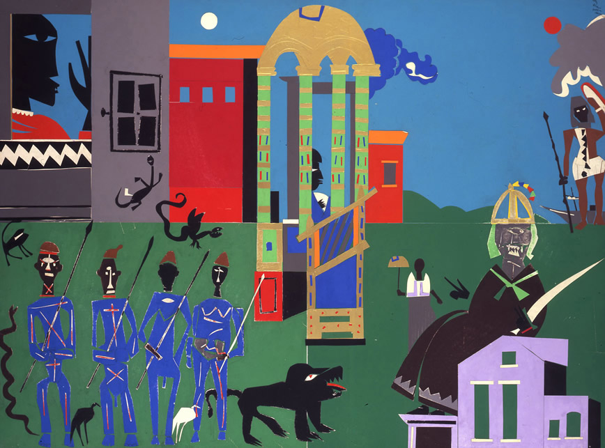 Thumbnail of romare bearden war - Google Search