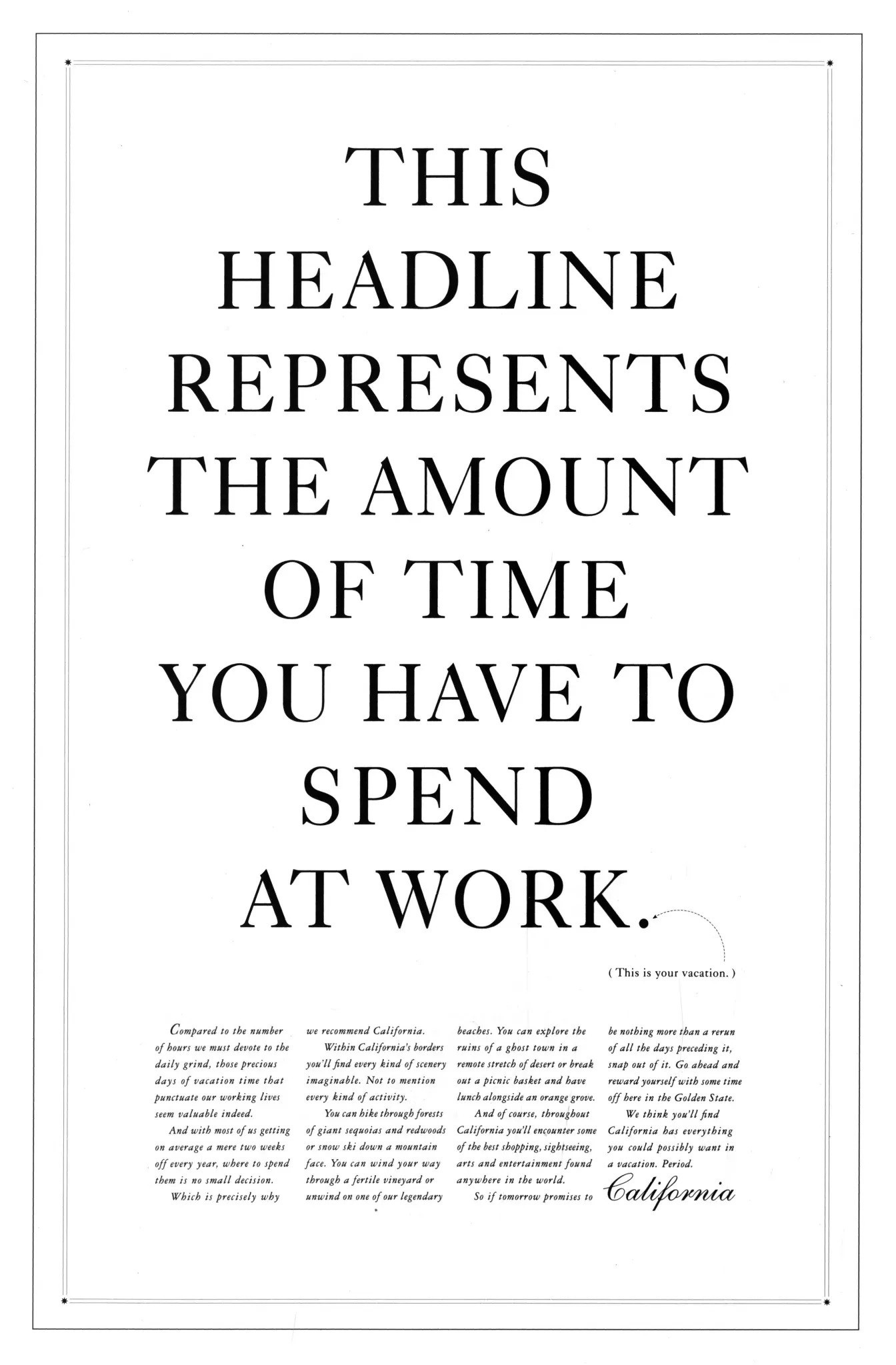 Thumbnail of A little corner of the internet to find old and new print and outdoor ads + ONE thing each ad does well.