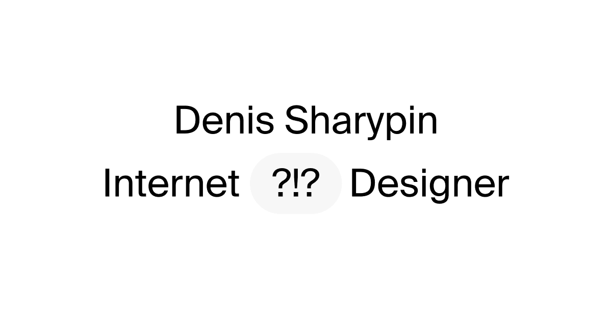 Thumbnail of Denis Sharypin