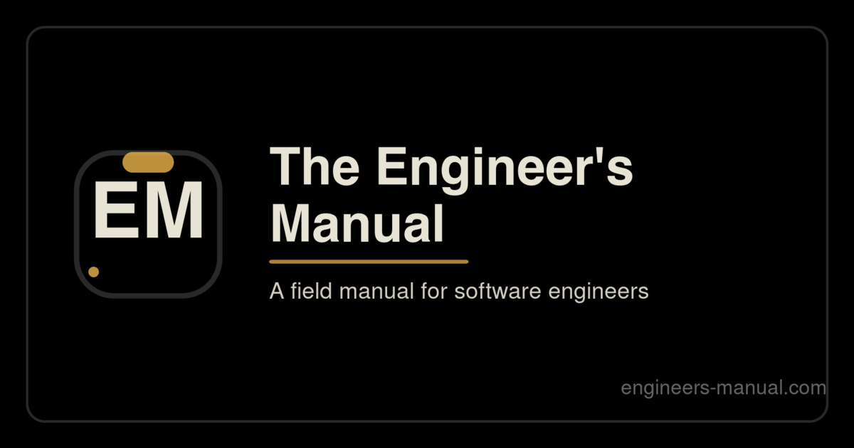 Thumbnail of Home | The Engineer's Manual
