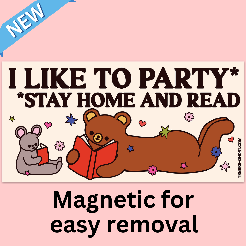 Thumbnail of Stay Home And Read Bumper Magnet