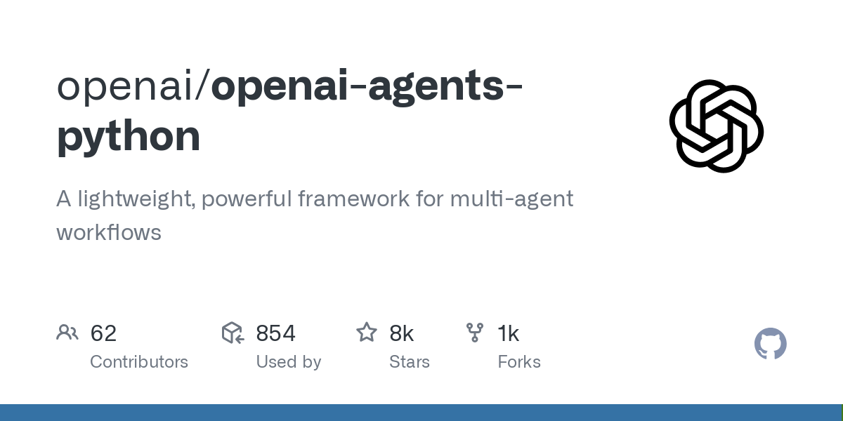 Thumbnail of openai-agents-python/examples/financial_research_agent at main · openai/openai-agents-python