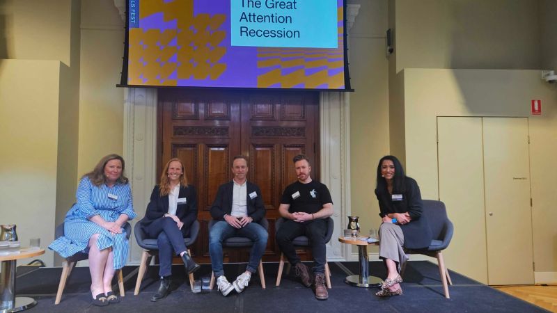 Thumbnail of Had a great time repping Thinkerbell at 'The Great Attention Recession' at RMIT Online Skills Fest with the very impressive Mason Rook Georgia Fink and Bridget Cleary Some important things...