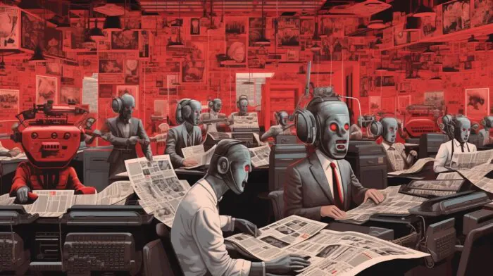 Thumbnail of Writing guidelines for the role of AI in your newsroom? Here are some, er, guidelines for that