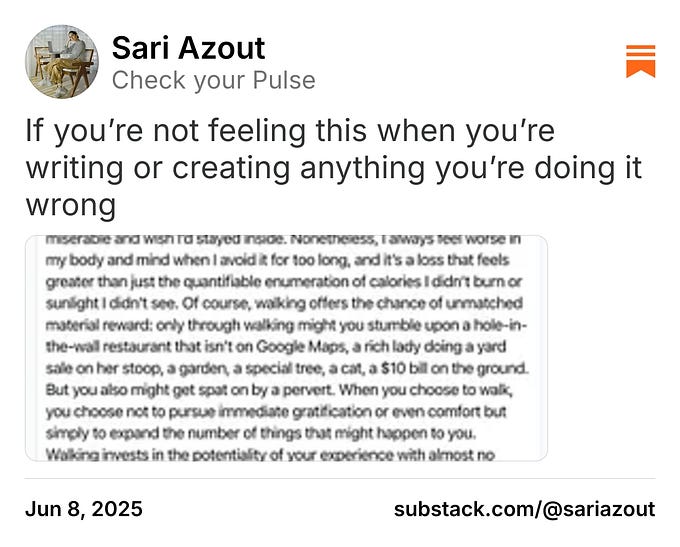 Thumbnail of Sari Azout on Substack