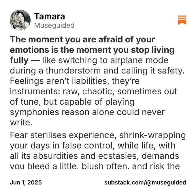 Thumbnail of Tamara on Substack