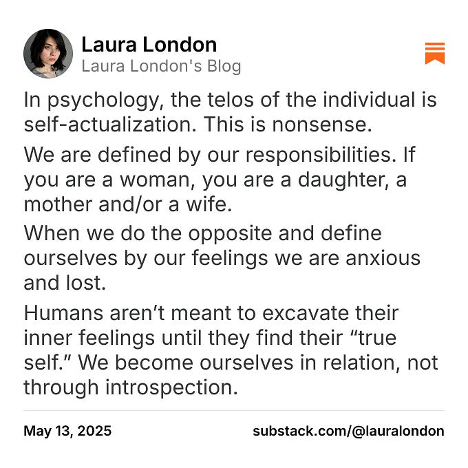 Thumbnail of Laura London on Substack
