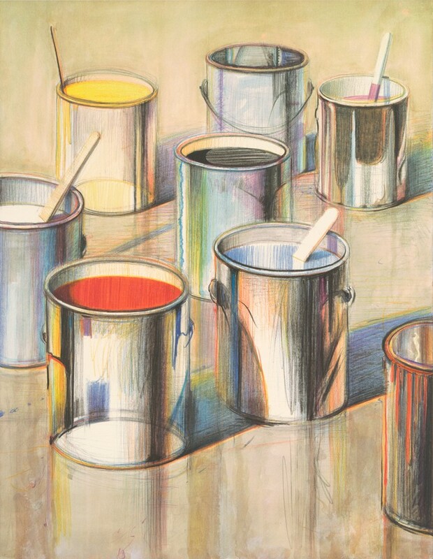 Thumbnail of Paint Cans by Wayne Thiebaud, Trillium Graphics, Chicago Art Expo