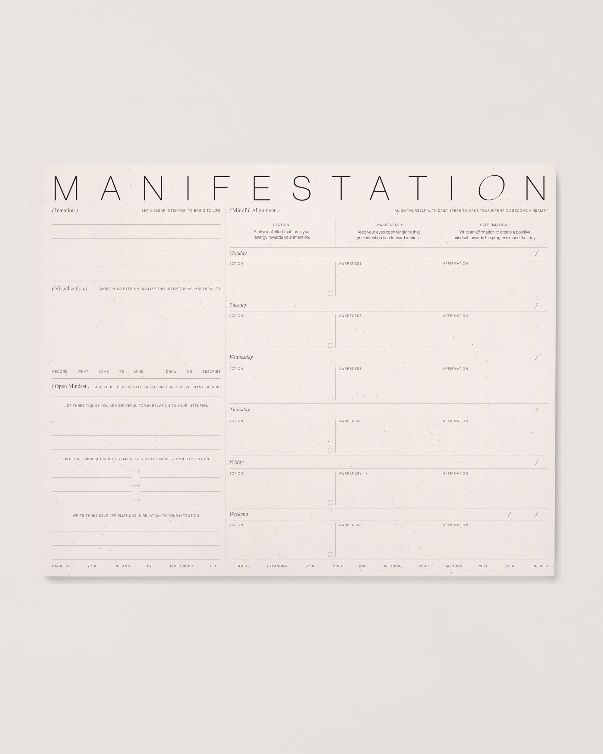 Thumbnail of Manifestation Pad