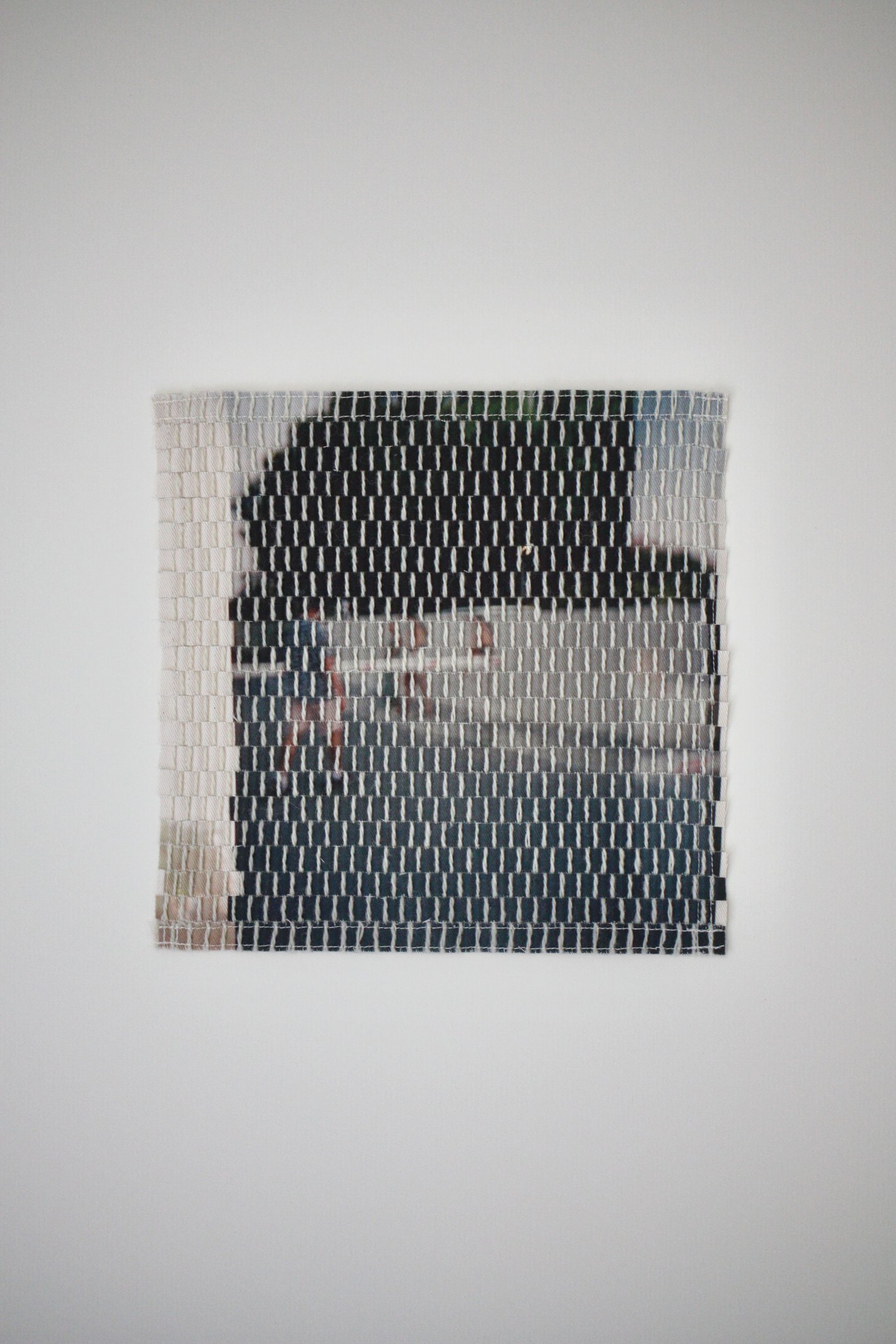 Thumbnail of Kayla Dantz’s woven photographs hold up a mirror to the “fragmented nature of memory”