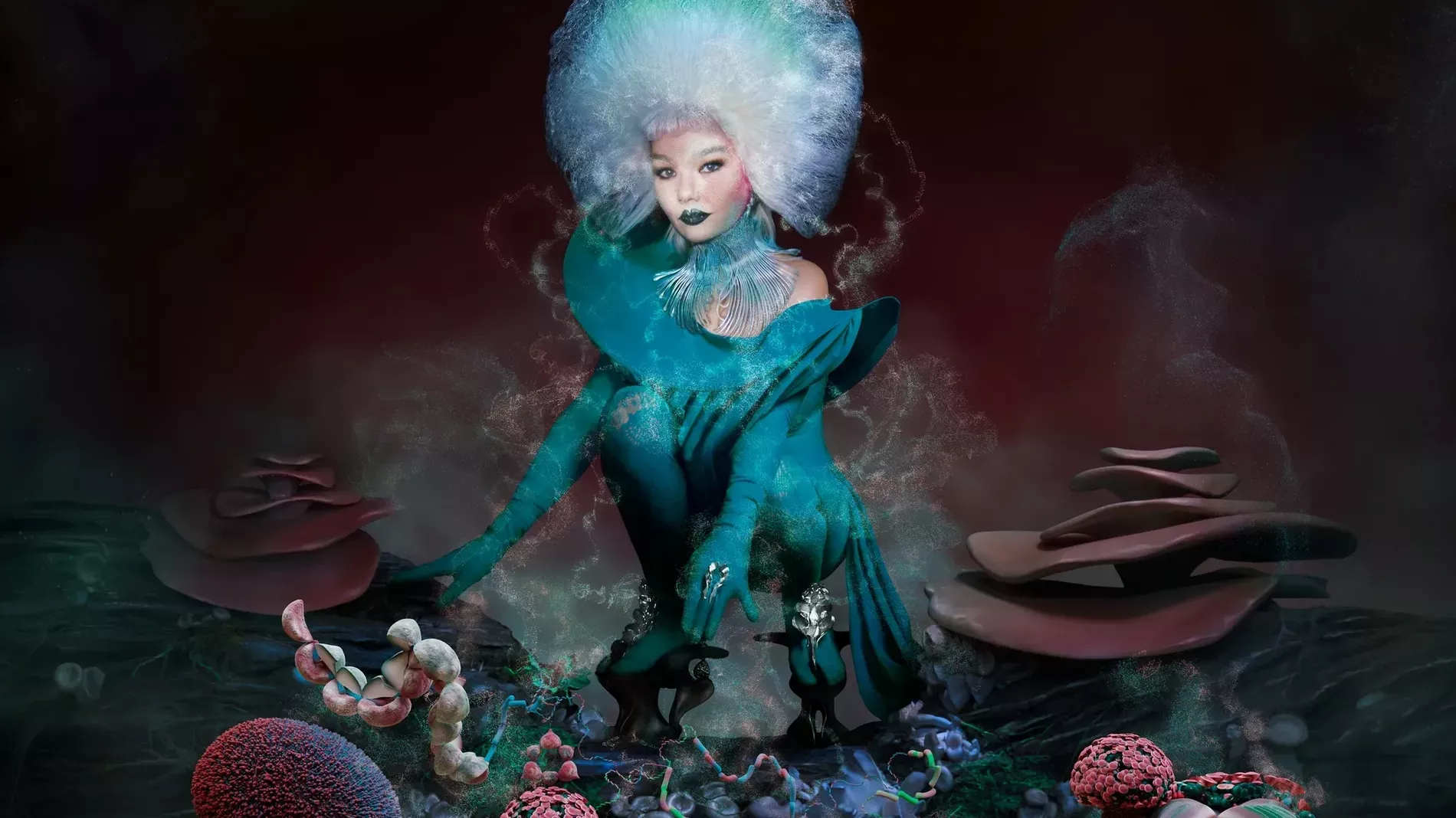 Thumbnail of The shoes on Björk's latest album cover are made of CO2: Here's the story behind them