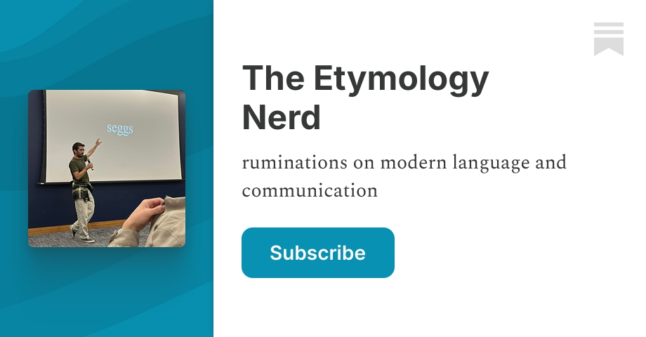 Thumbnail of The Etymology Nerd | Adam Aleksic | Substack
