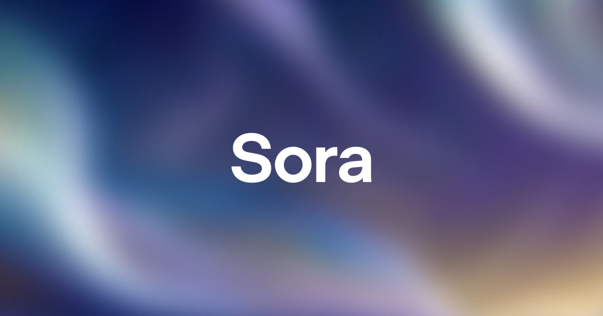 Thumbnail of Sora