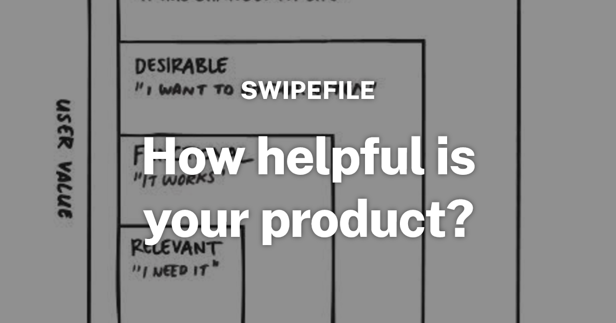 Thumbnail of How helpful is your product?